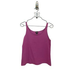 Eileen Fisher Casual Tank Top Sleeveless Scoop Neck Purple - Size Medium